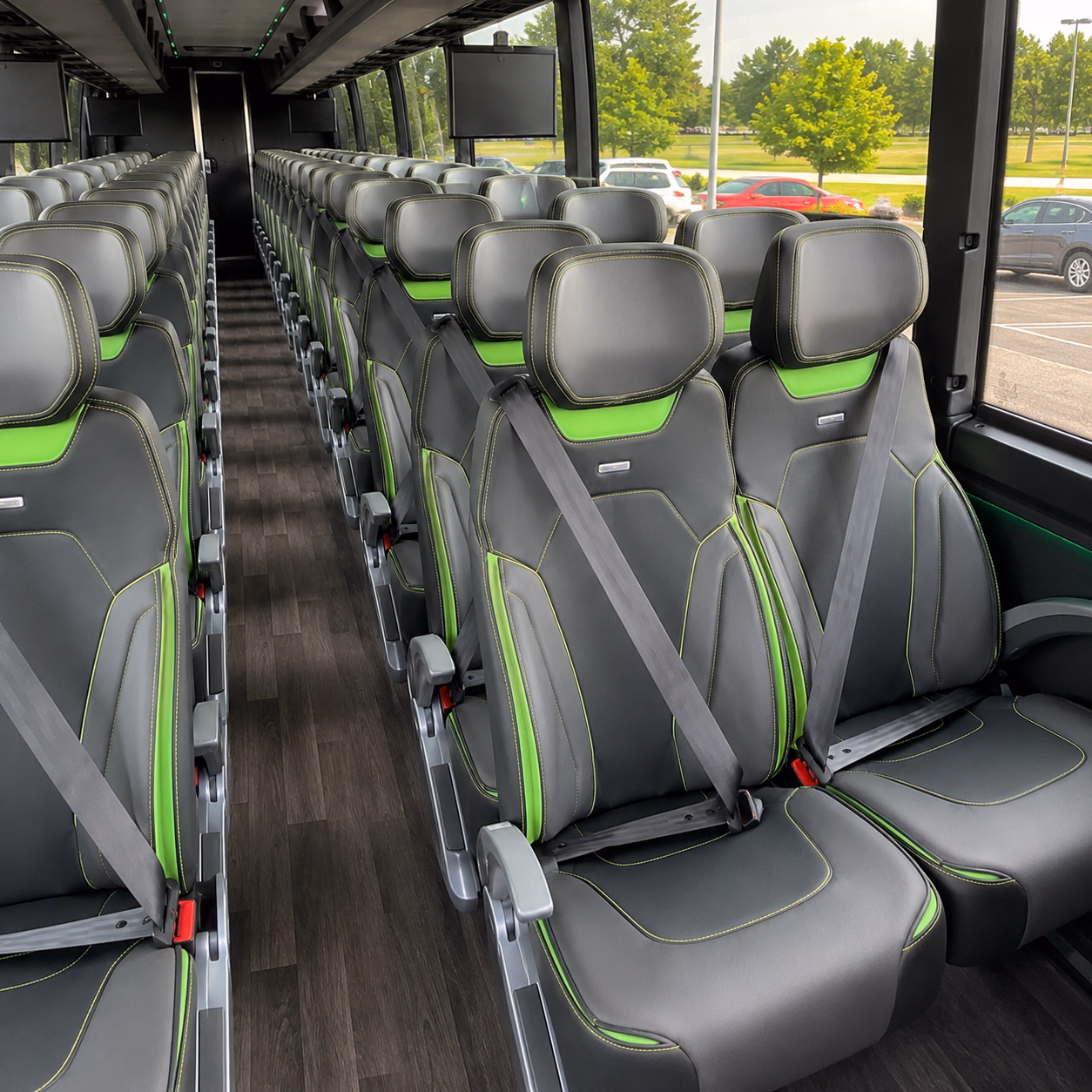 south jordan wedding transportation onboard seating