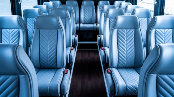 south jordan 28 passenger minibus interior