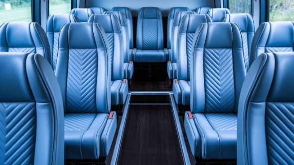 south jordan 35 passenger minibus inside