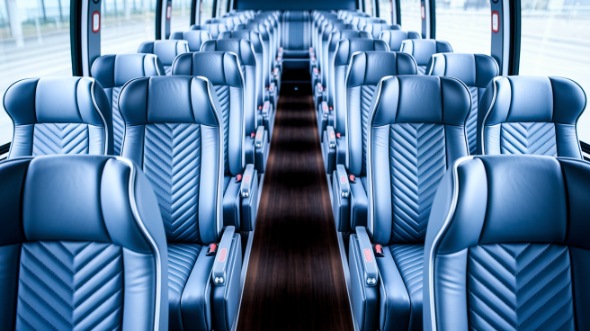 south jordan 56 passenger charter bus interior