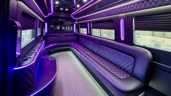 south jordan sprinter limo rental inside